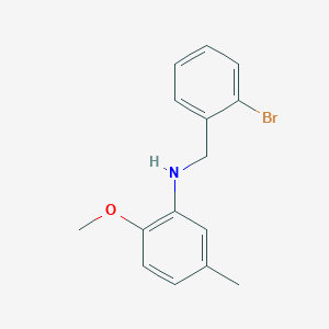 molecular formula C15H16BrNO B5747847 N-(2-bromobenzyl)-2-methoxy-5-methylaniline CAS No. 353779-45-0