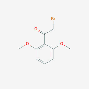 molecular formula C10H11BrO3 B057480 2-Bromo-1-(2,6-dimethoxyphenyl)ethanone CAS No. 123184-19-0