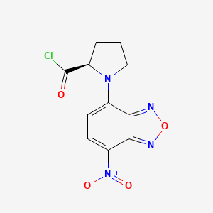 molecular formula C11H9ClN4O4 B574803 (R)-(+)-NBD-Pro-COCl CAS No. 159717-69-8