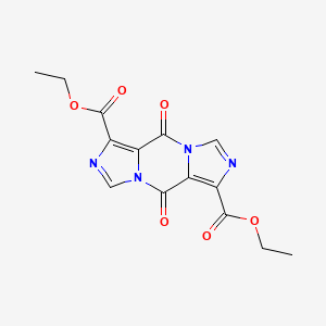 molecular formula C14H12N4O6 B5748232 diethyl 2,8-dioxo-1,5,7,11-tetrazatricyclo[7.3.0.03,7]dodeca-3,5,9,11-tetraene-4,10-dicarboxylate 