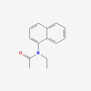 molecular formula C14H15NO B5748560 N-Ethyl-N-1-naphthalenylacetamide CAS No. 6930-96-7