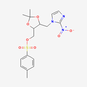 molecular formula C17H21N3O7S B574898 FETNIM-Precursor CAS No. 163714-99-6