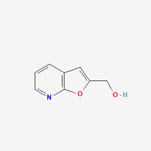 molecular formula C8H7NO2 B574921 Furo[2,3-B]pyridine-2-methanol CAS No. 162537-82-8