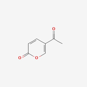 molecular formula C7H6O3 B574929 5-Acetyl-2H-pyran-2-one CAS No. 169167-69-5
