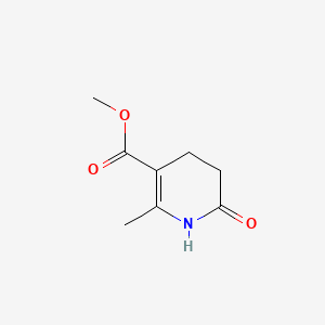 molecular formula C8H11NO3 B574977 Methyl 2-methyl-6-oxo-1,4,5,6-tetrahydropyridine-3-carboxylate CAS No. 181306-05-8