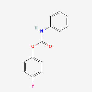 molecular formula C13H10FNO2 B5749920 (4-fluorophenyl) N-phenylcarbamate 