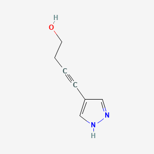 4-(1H-Pyrazol-4-yl)but-3-yn-1-ol