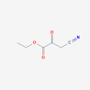 molecular formula C₆H₆NNaO₃ B057500 sodium;ethyl 3-cyano-2-oxopropanoate CAS No. 53544-13-1