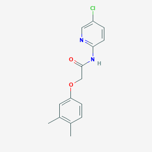 molecular formula C15H15ClN2O2 B5750099 N-(5-chloropyridin-2-yl)-2-(3,4-dimethylphenoxy)acetamide 