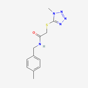 molecular formula C12H15N5OS B5750101 N-(4-methylbenzyl)-2-[(1-methyl-1H-tetrazol-5-yl)sulfanyl]acetamide 