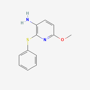 6-Methoxy-2-(phenylsulfanyl)pyridin-3-amine