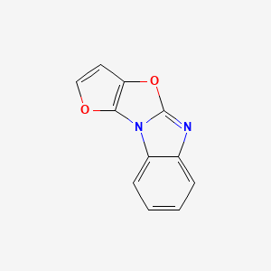 Furo[2',3':4,5][1,3]oxazolo[3,2-a]benzimidazole