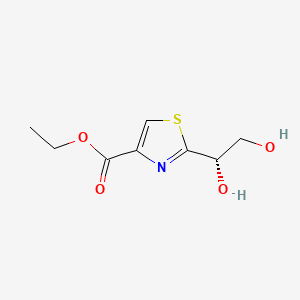 (S)-ethyl 2-(1,2-dihydroxyethyl)thiazole-4-carboxylate