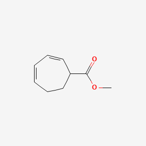 molecular formula C9H12O2 B575027 Methyl cyclohepta-2,4-diene-1-carboxylate CAS No. 171200-00-3