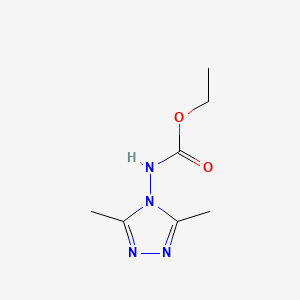 Ethyl (3,5-dimethyl-4H-1,2,4-triazol-4-yl)carbamate
