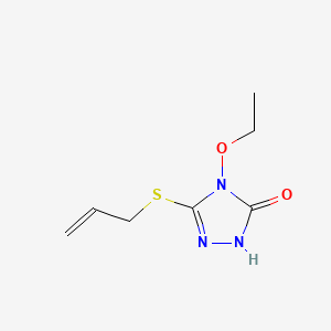 3-(Allylthio)-4-ethoxy-1H-1,2,4-triazol-5(4H)-one