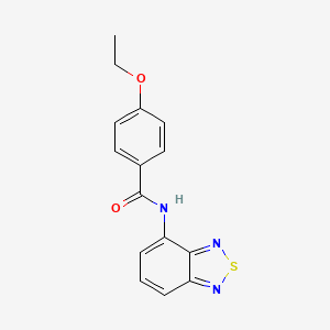 molecular formula C15H13N3O2S B5750645 N-(2,1,3-benzothiadiazol-4-yl)-4-ethoxybenzamide 