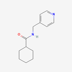 molecular formula C13H18N2O B5750719 N-(4-pyridinylmethyl)cyclohexanecarboxamide 