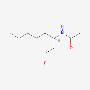 N-(1-Fluoro-3-octanyl)acetamide