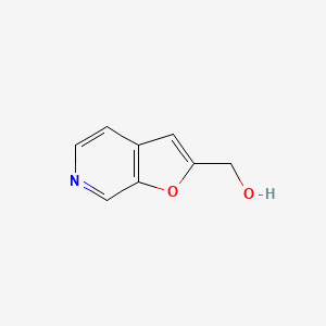 molecular formula C8H7NO2 B575093 Furo[2,3-c]pyridine-2-methanol CAS No. 162537-72-6