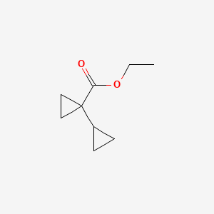 molecular formula C9H14O2 B575096 Ethyl [1,1'-bi(cyclopropane)]-1-carboxylate CAS No. 177719-27-6