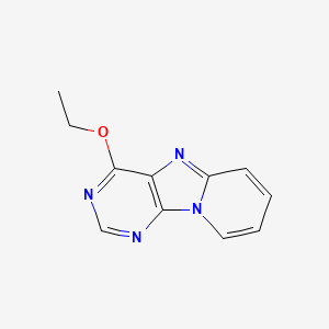 molecular formula C11H10N4O B575102 4-Ethoxypyrido[1,2-e]purine CAS No. 182279-17-0