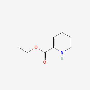 molecular formula C8H13NO2 B575106 Ethyl 1,4,5,6-tetrahydropyridine-2-carboxylate CAS No. 180533-19-1