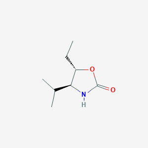molecular formula C8H15NO2 B057511 (4S,5S)-5-Ethyl-4-isopropyloxazolidin-2-one CAS No. 114744-95-5
