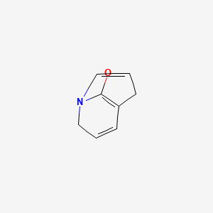 molecular formula C8H7NO B575117 5H-2,8-Methano[1,3]oxazolo[3,2-a]pyridine CAS No. 160763-07-5