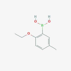 molecular formula C9H13BO3 B057512 2-Ethoxy-5-methylphenylboronic acid CAS No. 123291-97-4