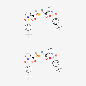 Tetrakis[1-[(4-tert-butylphenyl)sulfonyl]-(2R)-pyrrolidinecarboxylate]dirhodium(II)