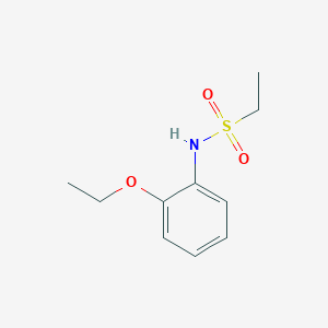 molecular formula C10H15NO3S B5751239 N-(2-ethoxyphenyl)ethanesulfonamide 