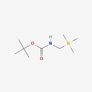 molecular formula C9H21NO2Si B575144 tert-Butyl ((trimethylsilyl)methyl)carbamate CAS No. 177176-90-8