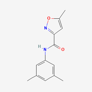 molecular formula C13H14N2O2 B5751558 N-(3,5-dimethylphenyl)-5-methyl-1,2-oxazole-3-carboxamide 