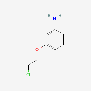 molecular formula C8H10ClNO B575167 3-(2-氯乙氧基)苯胺 CAS No. 178910-32-2