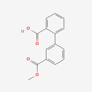 molecular formula C15H12O4 B575171 2-(3-Methoxycarbonylphenyl)benzoic acid CAS No. 171905-91-2