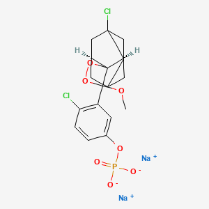 molecular formula C18H19Cl2Na2O7P B575180 Cdp-star CAS No. 160081-62-9