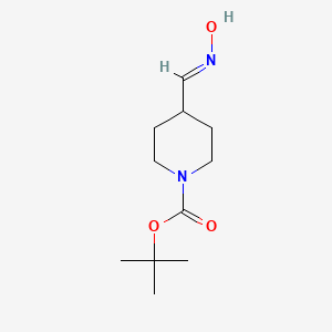 molecular formula C11H20N2O3 B575198 1-Boc-4-((Hydroxyimino)methyl)piperidine CAS No. 190446-85-6