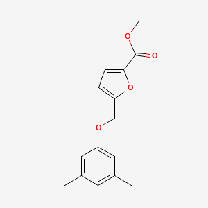 molecular formula C15H16O4 B5752098 Methyl 5-[(3,5-dimethylphenoxy)methyl]furan-2-carboxylate CAS No. 406470-79-9