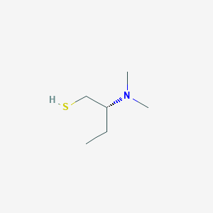 molecular formula C6H15NS B057521 (2R)-2-(Dimethylamino)butane-1-thiol CAS No. 120138-62-7