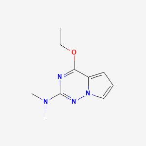 4-Ethoxy-N,N-dimethylpyrrolo[2,1-f][1,2,4]triazin-2-amine