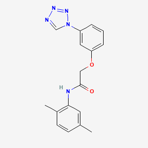 molecular formula C17H17N5O2 B5752240 N-(2,5-dimethylphenyl)-2-[3-(tetrazol-1-yl)phenoxy]acetamide 