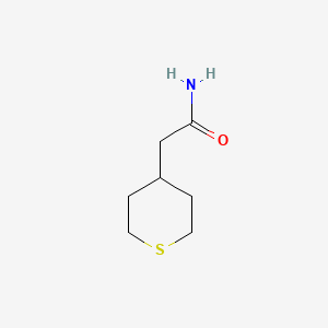 molecular formula C7H13NOS B575229 2-(Tetrahydro-2H-thiopyran-4-YL)acetamide CAS No. 178243-07-7