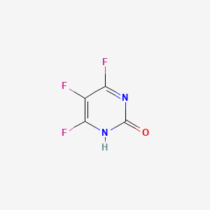 molecular formula C4HF3N2O B575230 4,5,6-Trifluoropyrimidin-2(1H)-one CAS No. 173994-36-0
