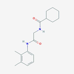 molecular formula C17H24N2O2 B5752302 N-[2-(2,3-dimethylanilino)-2-oxoethyl]cyclohexanecarboxamide 