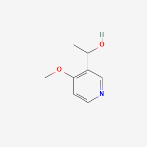 molecular formula C8H11NO2 B575237 1-(4-Methoxypyridin-3-yl)ethanol CAS No. 181820-63-3
