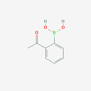 molecular formula C8H9BO3 B057525 2-乙酰苯硼酸 CAS No. 308103-40-4