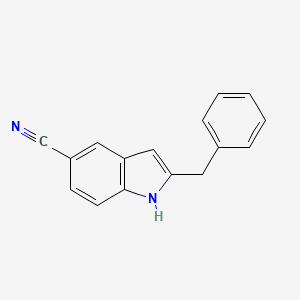 2-benzyl-1H-indole-5-carbonitrile