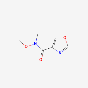 N-Methoxy-N-methyloxazole-4-carboxamide