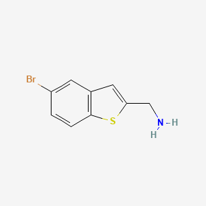 (5-Bromobenzo[B]thiophen-2-YL)methanamine